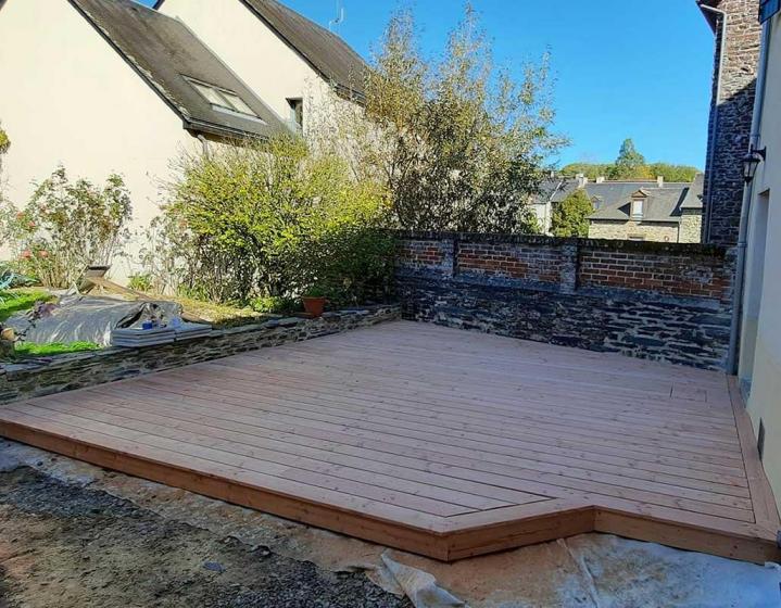 Après - Installation de terrasses en bois Guénin