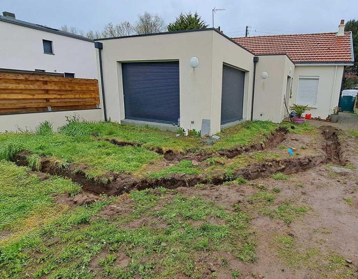 Avant - Terrasse en bois Guénin